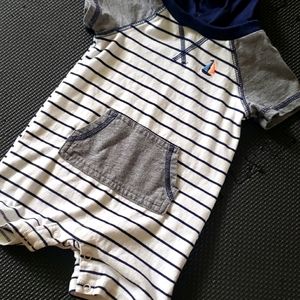 Carter's Baby Hooded Romper 9 Months